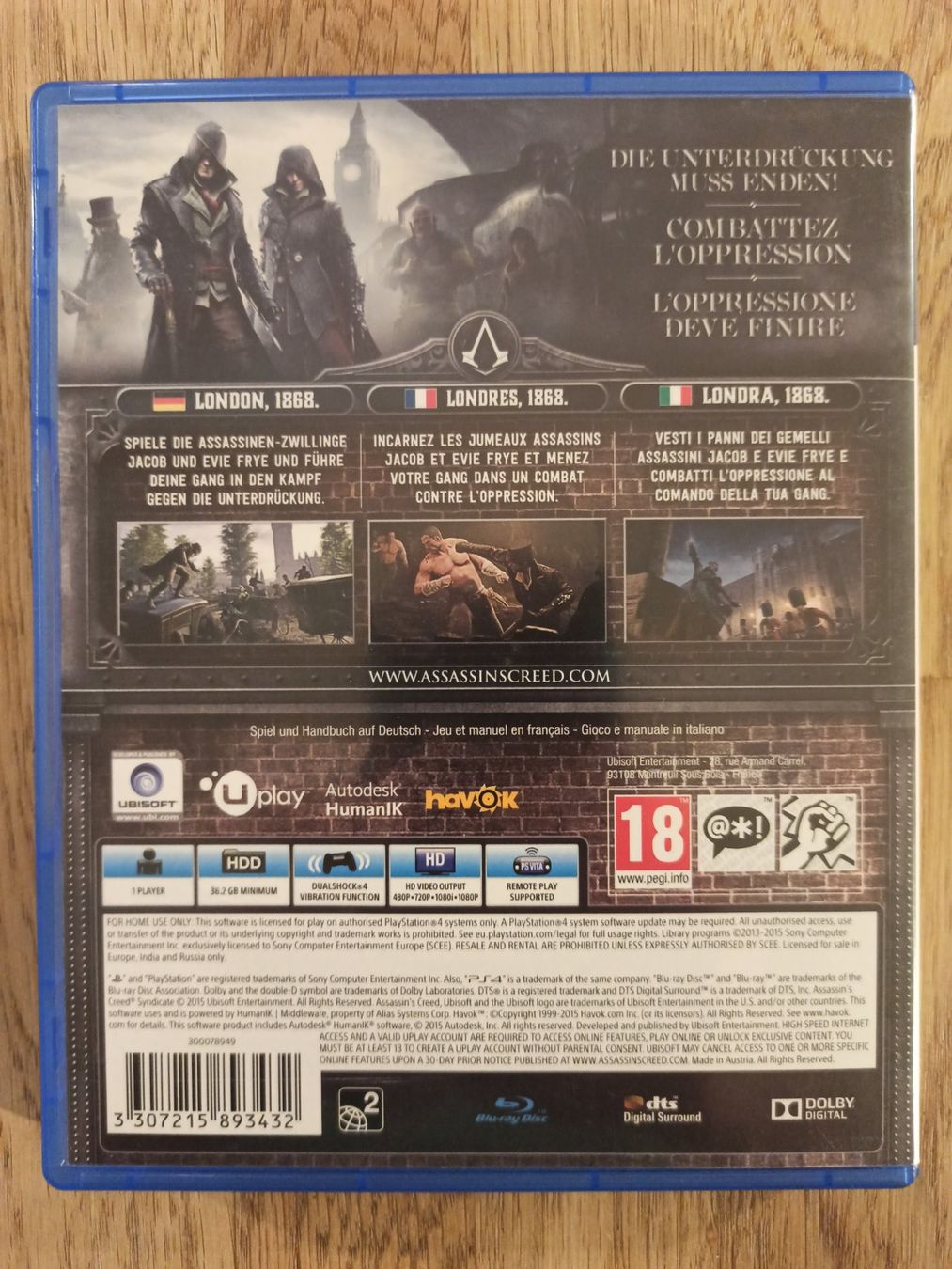 Spiele: Assassin's Creed Syndicate Special Edition PS4 / PS5 – Gebraucht aus Oberweningen von mar_87mx 1