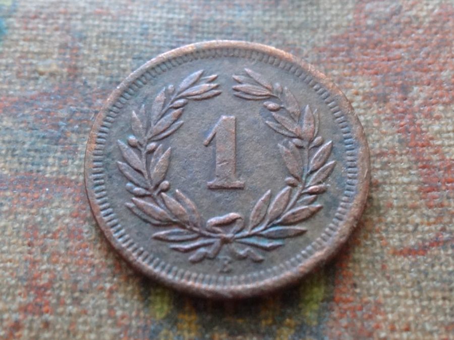 Tutti le monete: 1 Rp. 1903 – Usato da Romanel-sur-Lausanne venduto da Swift13 1