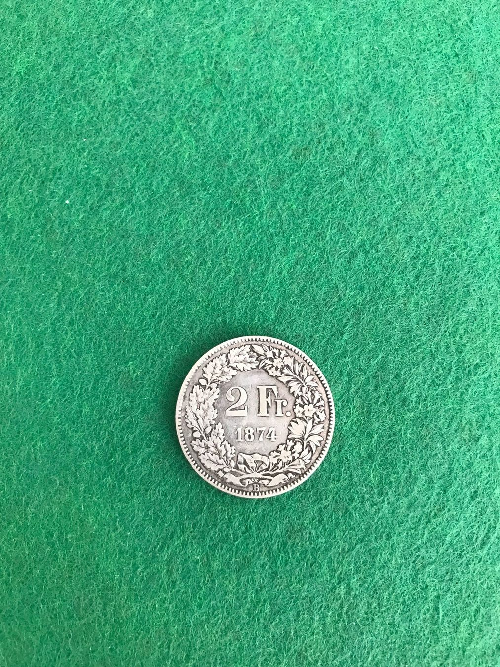 Tutti le monete: 2 Franken  1874     guter Zustand – Usato da Viganello venduto da Plausch8