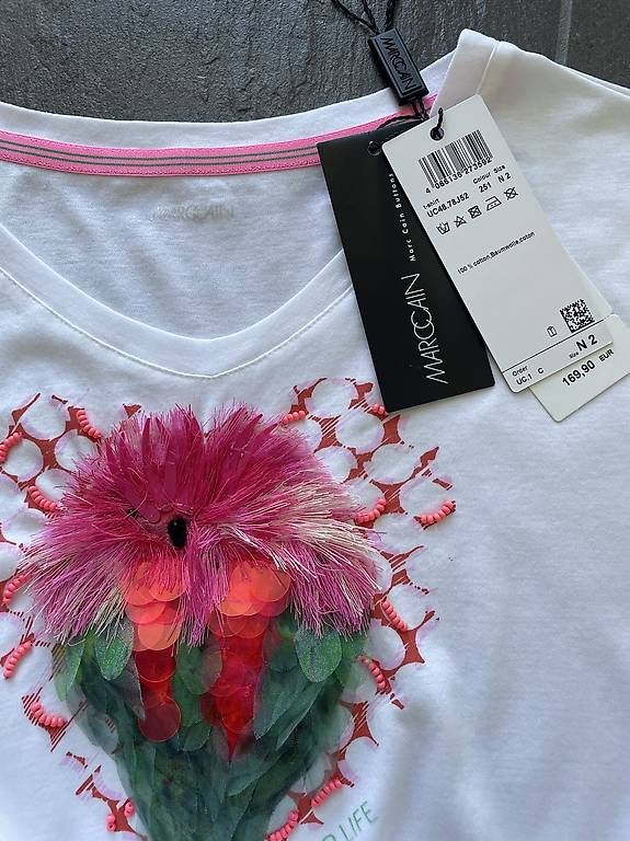 T-Shirts: Marc Cain T-Shirt mit Motiv – Gebraucht aus Meisterschwanden von xX3000Xx 3