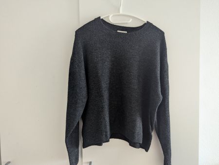 H&M | dunkelgrauer Strickpullover | Grösse S