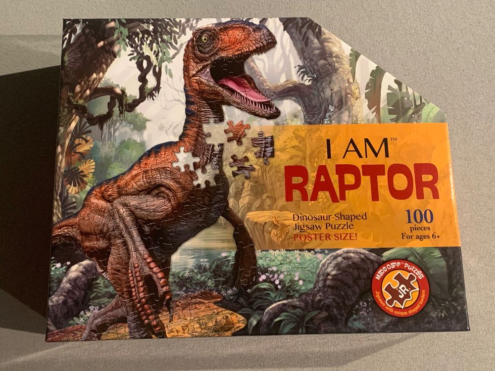 Madd Capp Triceratops Konturpuzzle – 100 XL-Teile, 83,8 X 61 Cm, Ab 5 Jahren