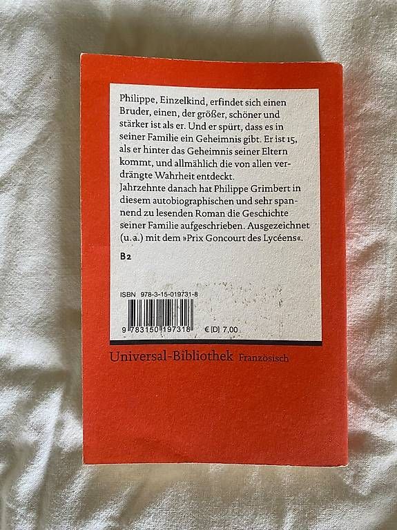 Bücher: Un secret von Philippe Grimbert – Gebraucht aus Zürich von iri_cyr9 1