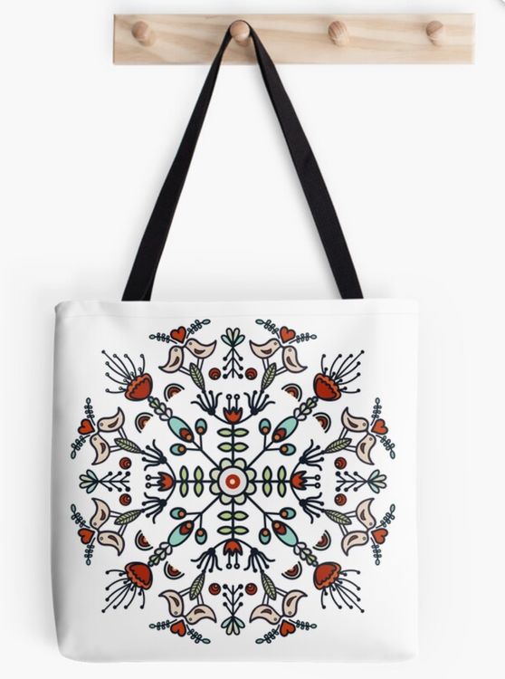 Norwegen Design Umhängetasche - Canvas Crossbody Bag Mit Reise-Motiv