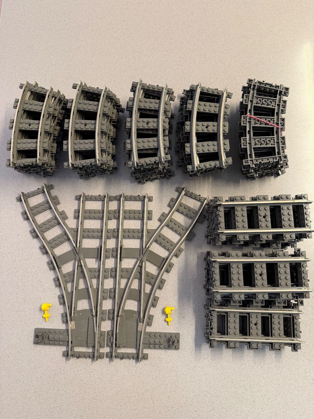 Lego Spielzeuge: LEGO Eisenbahn Schienen Set gebraucht – Gebraucht aus Winkel von mic_8kbz