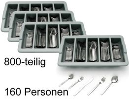 GASTRO PRO Besteckset 800-tlg. für 160 Personen