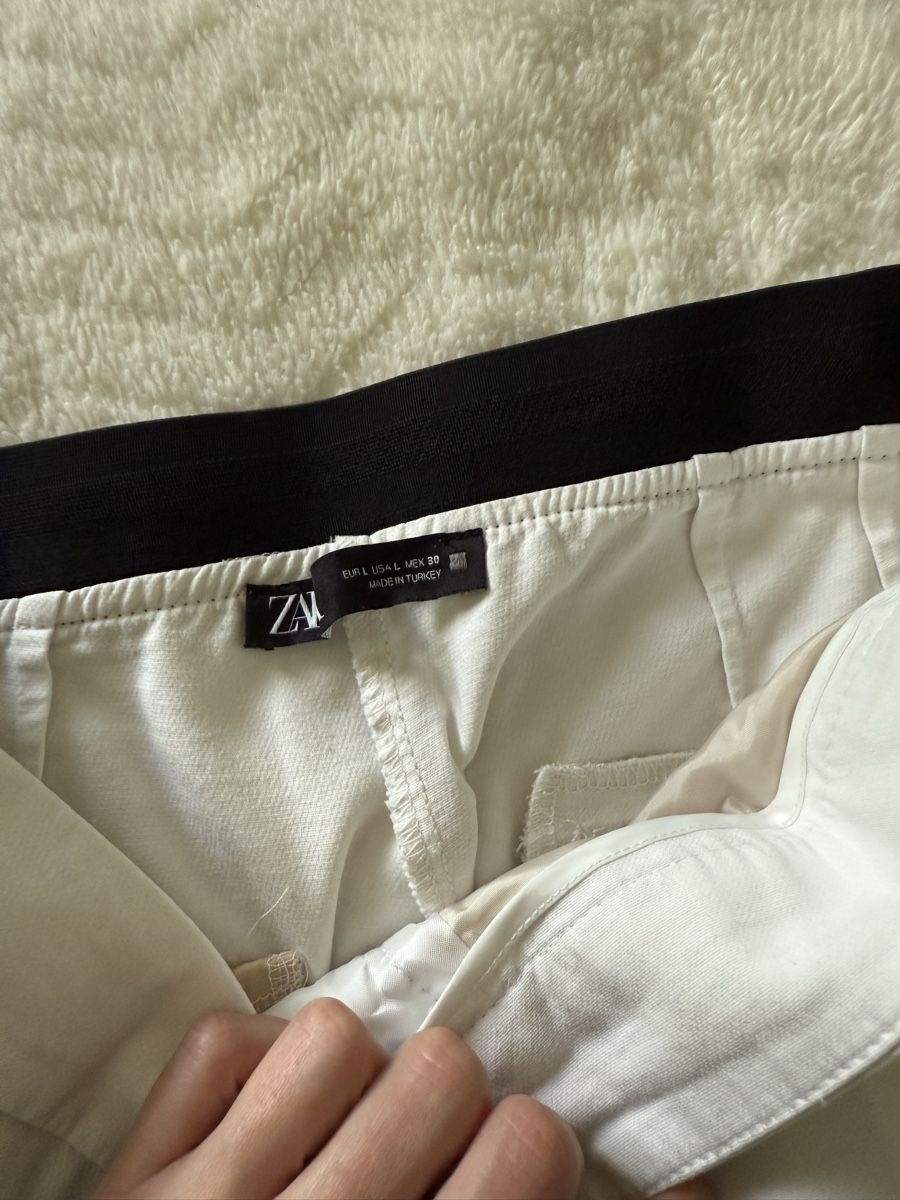 Hosen: Pantalon classique Zara blanc L – Gebraucht aus Genève von van_yjj2 2