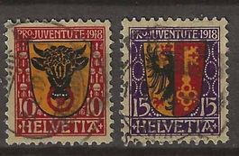 PJ018 - Pro Juventute 1918 vollstempel