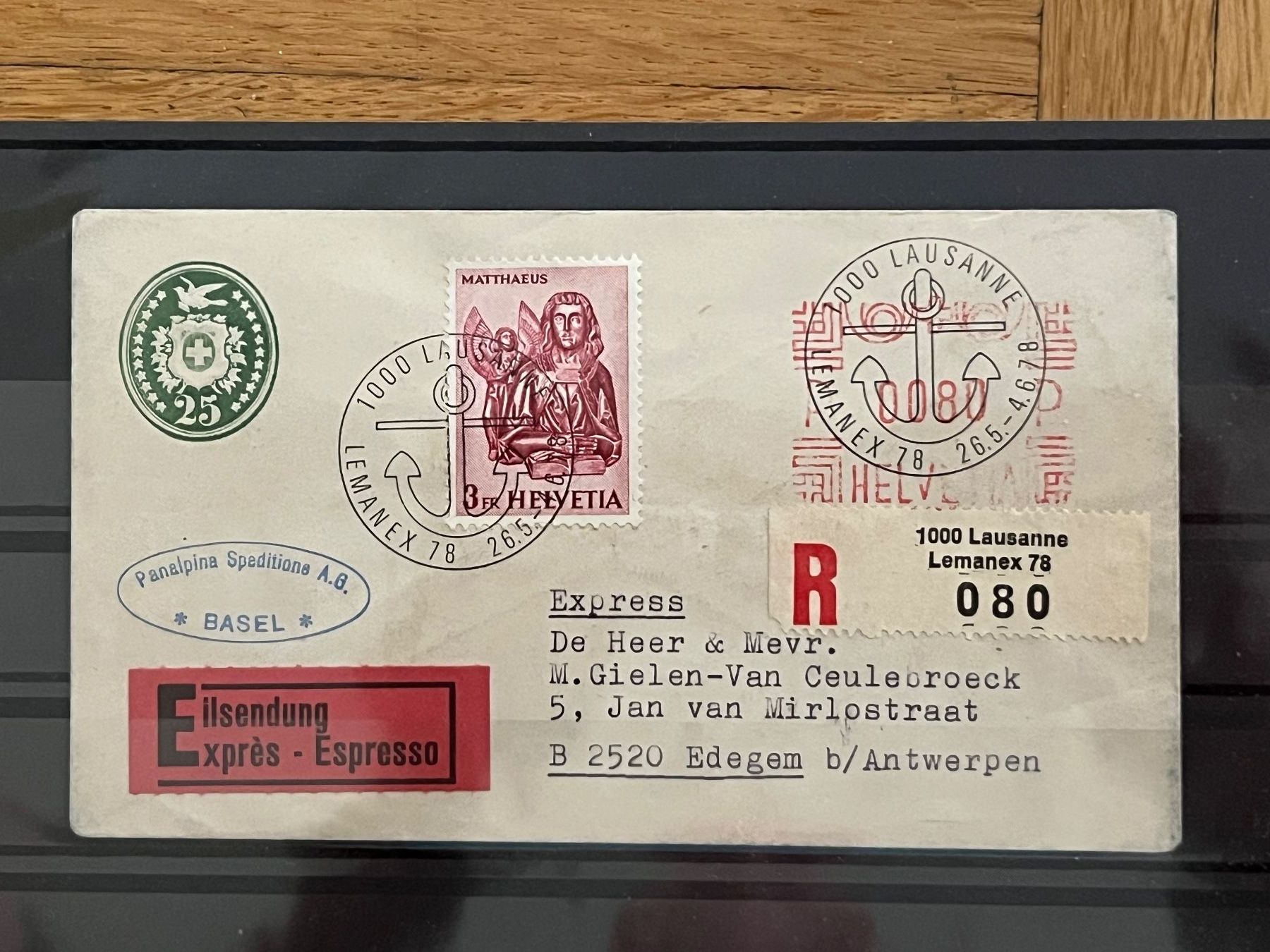 Alle Briefmarken: Wunderbares Lot Evangelisten, Satz VB, 2 Briefe, top !!!!!!! – Gebraucht aus Romanshorn von luxcollect 2