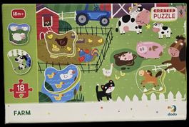 Kinder Puzzle Bauernhof 18M+, top Zustand!