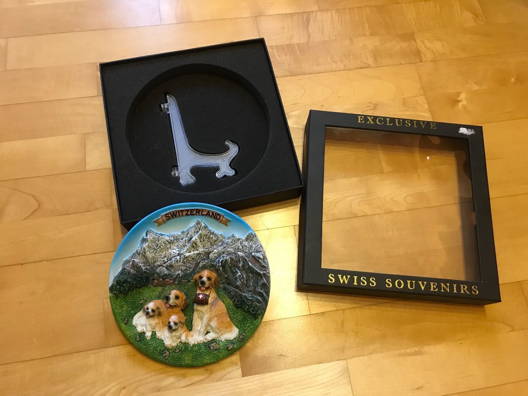 Piatti: Teller Souvenir 3D Swiss – Nuovo e nell'imballaggio originale da Ellikon an der Thur venduto da Hechtli 1