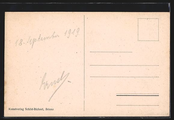 Cartoline postali: AK Brienz, Hotel du Lac, Hasliberge – Usato da Berlin venduto da bartko-reher 1