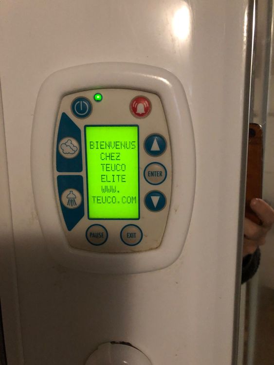 Cabine de douche Teuco, Hammam, Jets et brosse massants, Vap Kaufen auf Ricardo