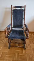 Antiker Amerikanischer Schaukelstuhl (Platform Rocker)