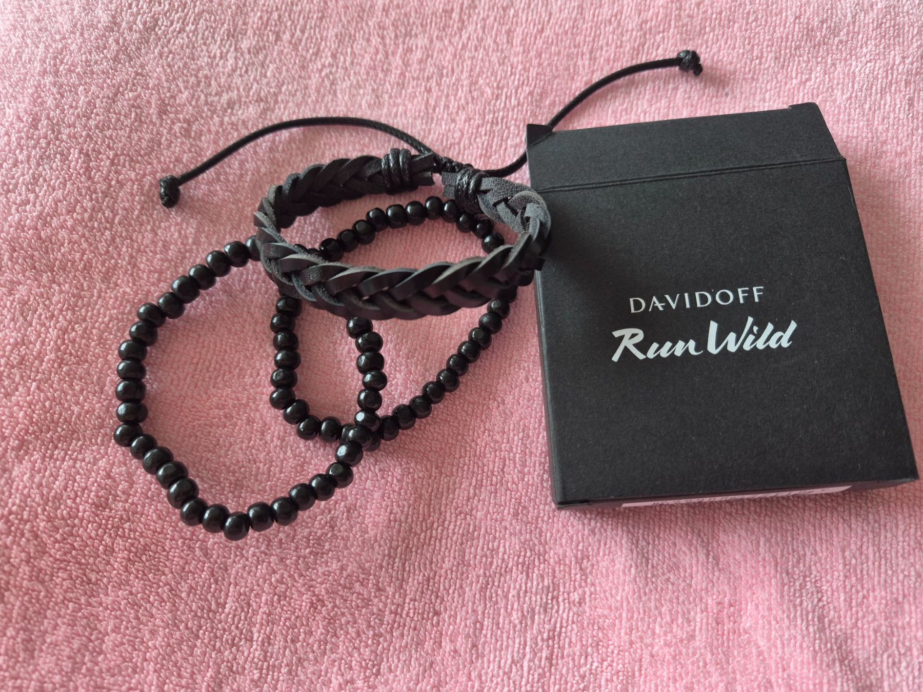 Altri gioielli: Davidoff Run Wild Armband Set Schwarz Neu mit Box – Nuovo e nell'imballaggio originale da Zürich venduto da osa_8phv 2