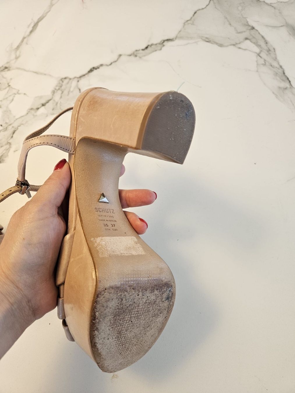 Scarpe da donna: Sandalette Absatz Marke Schutz – Usato da Lenzburg venduto da BMK. 2