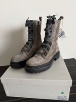Brunello Cucinelli Boots Gr. 39 Taupe/Grau – 1x getragen