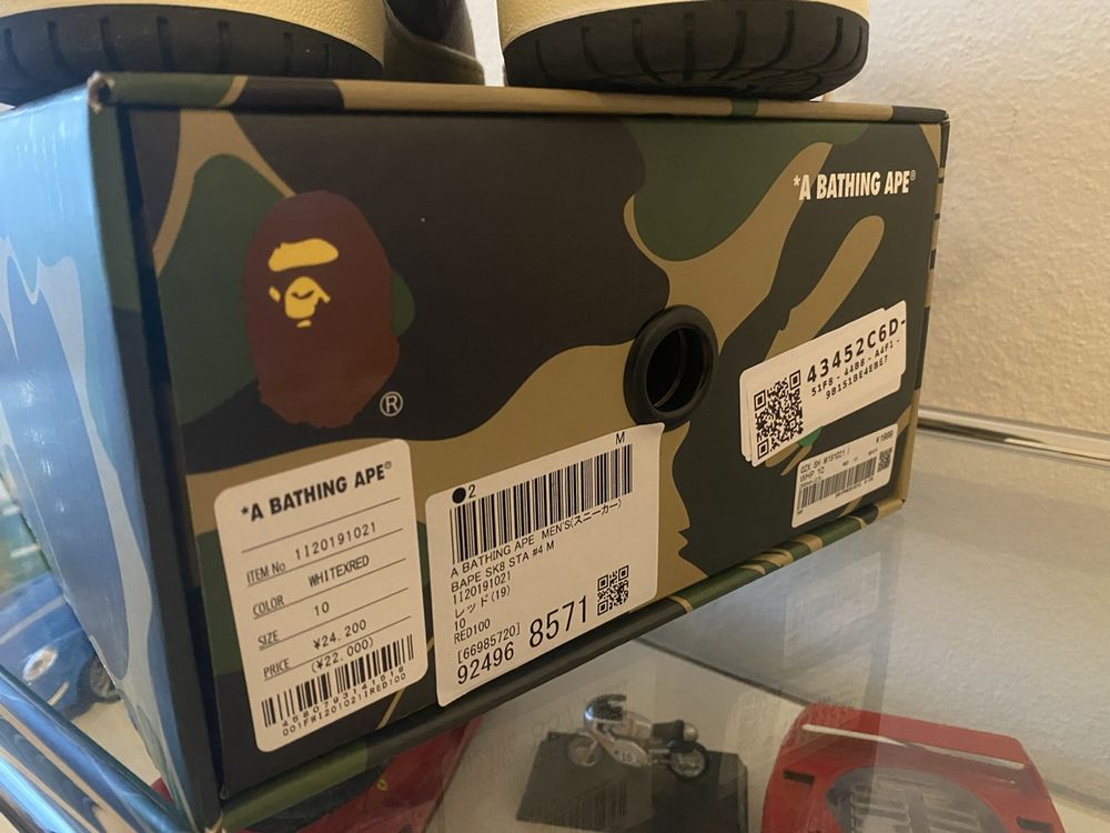 Bape Scarpe da uomo: BapeSta Sneaker 44 – Nuovo e nell'imballaggio originale da Zug venduto da wildcollection 5