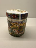 Vintage Porzellan Dose Blumendekor asiatisch Japan China 