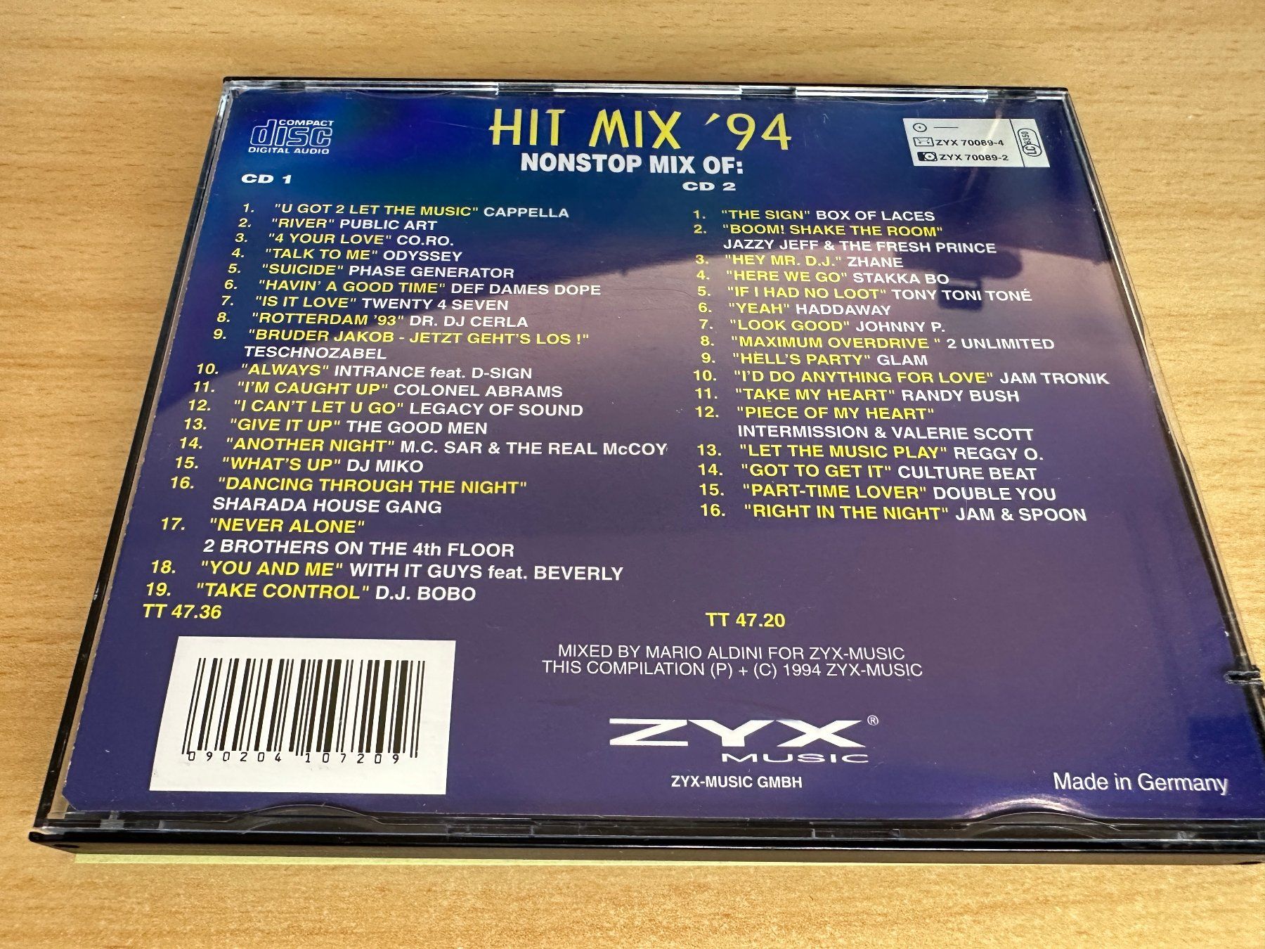 CDs: Various – Hit Mix '94 - 2 CD – Gebraucht aus Rikon im Tösstal von Alpenmutz 1