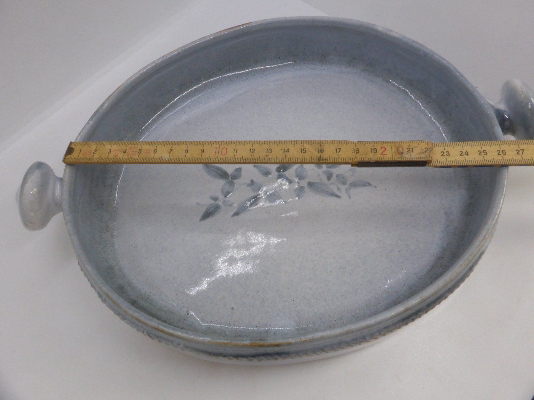 Servierplatten: Atelier ATCH Thierry et Chantal Robert plat à fruits en grès – Gebraucht aus Porrentruy von Kim017 2