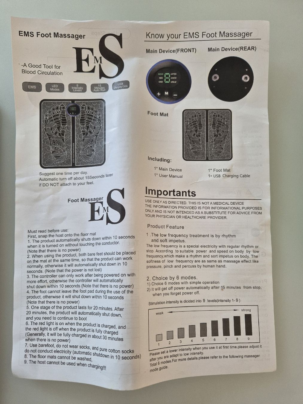 Massagegeräte: EMS Foot Massager – Neu (gemäss Beschreibung) aus Bern von fio_2mnr 4