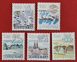 TIERKREISZEICHEN LANDSCHAFTEN 680 - 682 684 685 JAHR 1982**