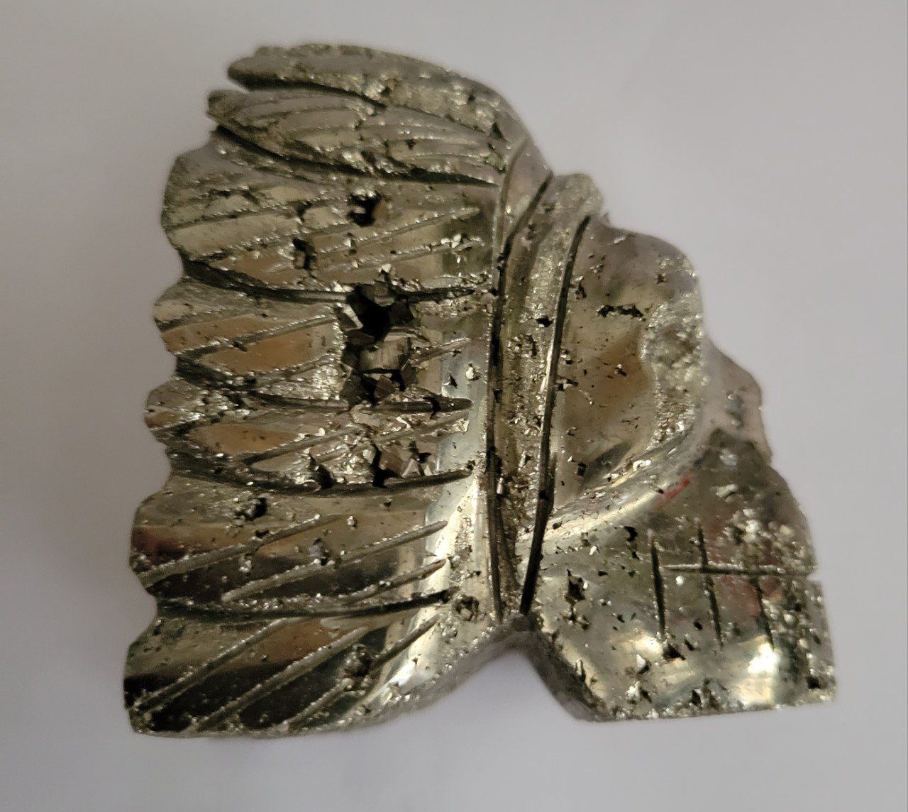 Minerali & Pietre curative: Indianer Schädel aus Pyrit – Nuovo (secondo la descrizione) da Lima- Peru venduto da Alpaka-Haus 2