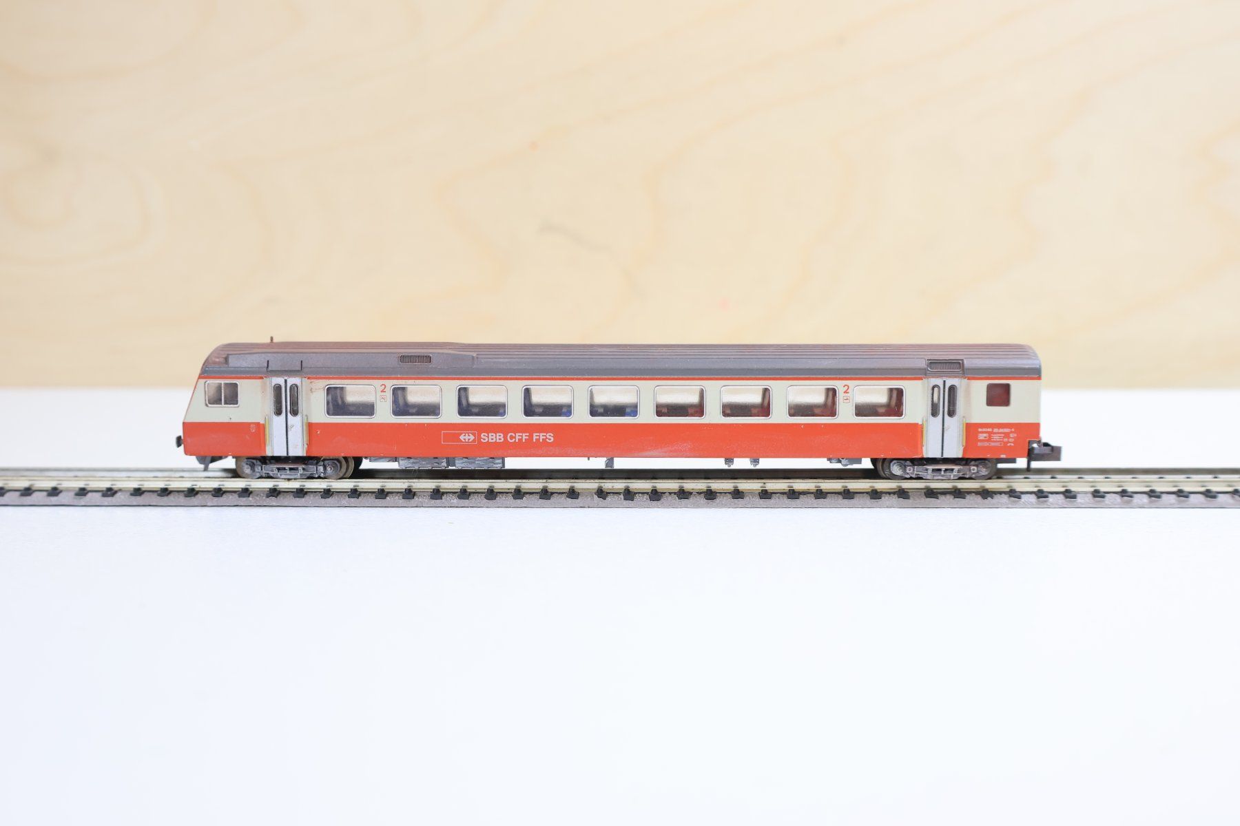 Trix Modellini di ferrovie: Minitrix Swiss Express SBB Steuerwagen + Licht – Usato da Winterthur venduto da Monstera 6
