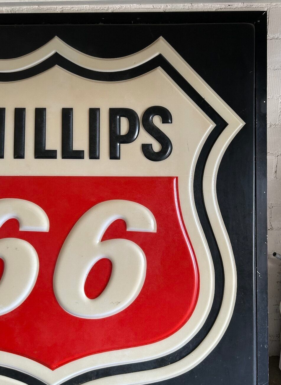Insegne: Phillips 66 Plexi-Reklame riesig USA – Usato da Lüchingen venduto da Aw67 3