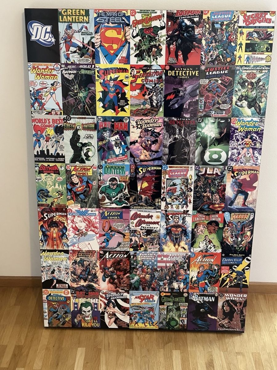 Tutte le decorazioni: DC Comics Collage Bild – Usato da Winterthur venduto da Riiis