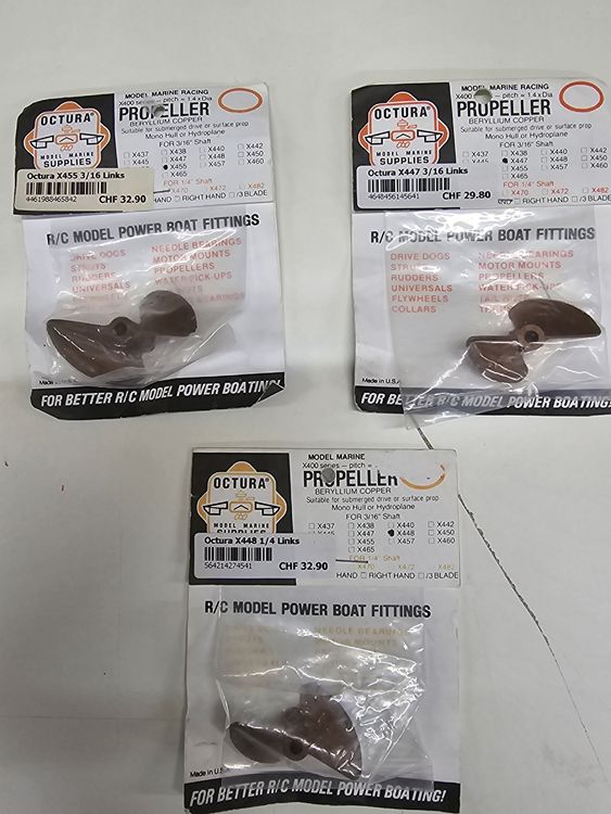 Octura Schiffspropeller Set 3 (Neu und originalverpackt) in Rüti für ...