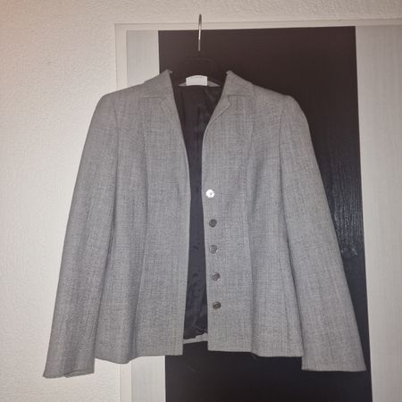 AKRIS PUNTO Vintage Blazer – Grau – Grösse 36