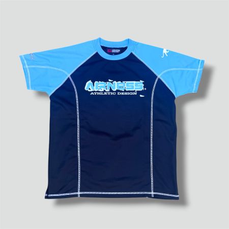 Airness streetwear 00s black t-shirt vintage retro M