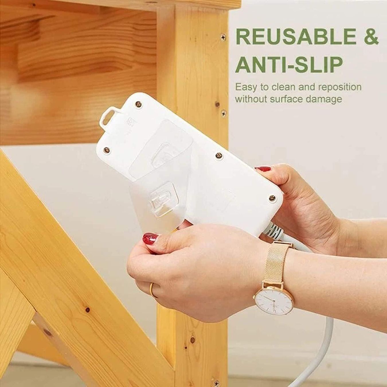 Ferramenta: Haken transparent doppelseitige Klebewand 2 Stück – Nuovo e nell'imballaggio originale da Nürensdorf venduto da Ez-Shop 3