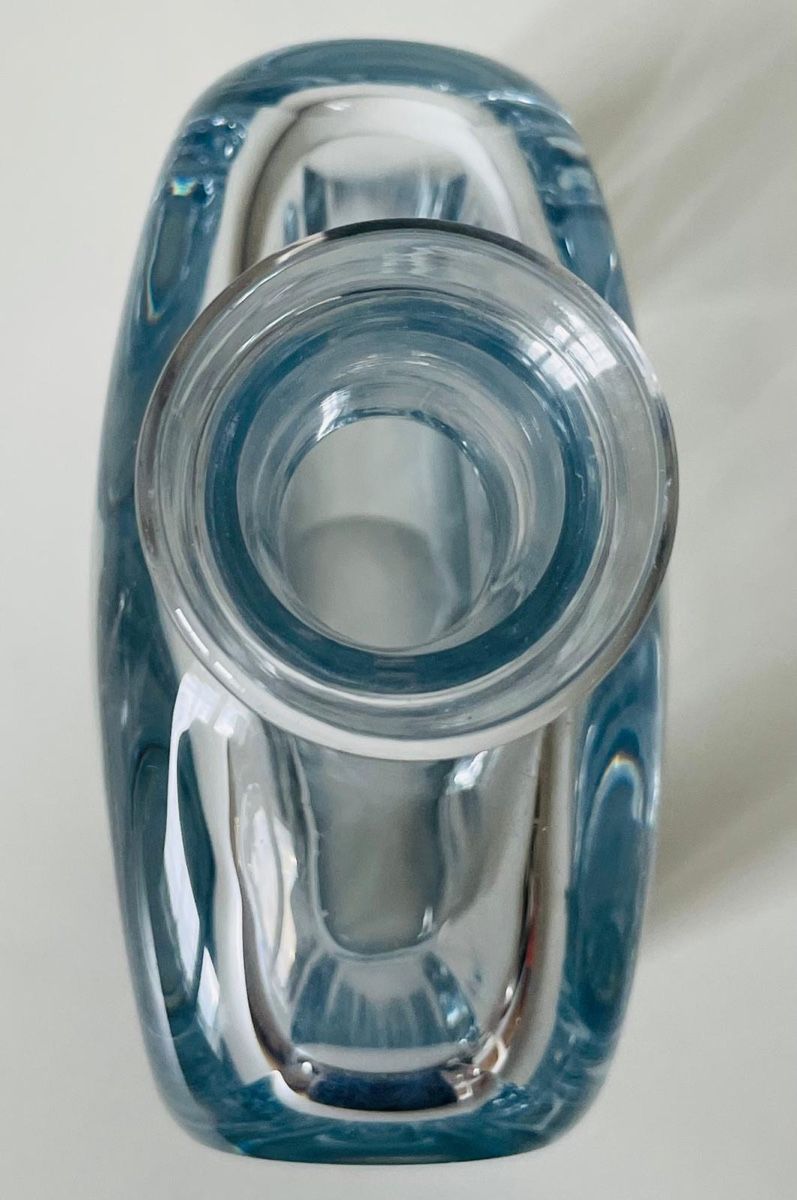 Caraffe: Glas-Karaffe Strömbergshyttan Eisblau | Vintage Schweden – Usato da Zürich venduto da Calaminta 4