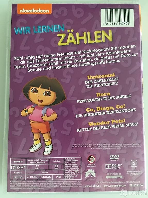 Tutti i DVDs: Wir lernen zählen - 1x DVD – Usato da Sursee venduto da k12g223 1