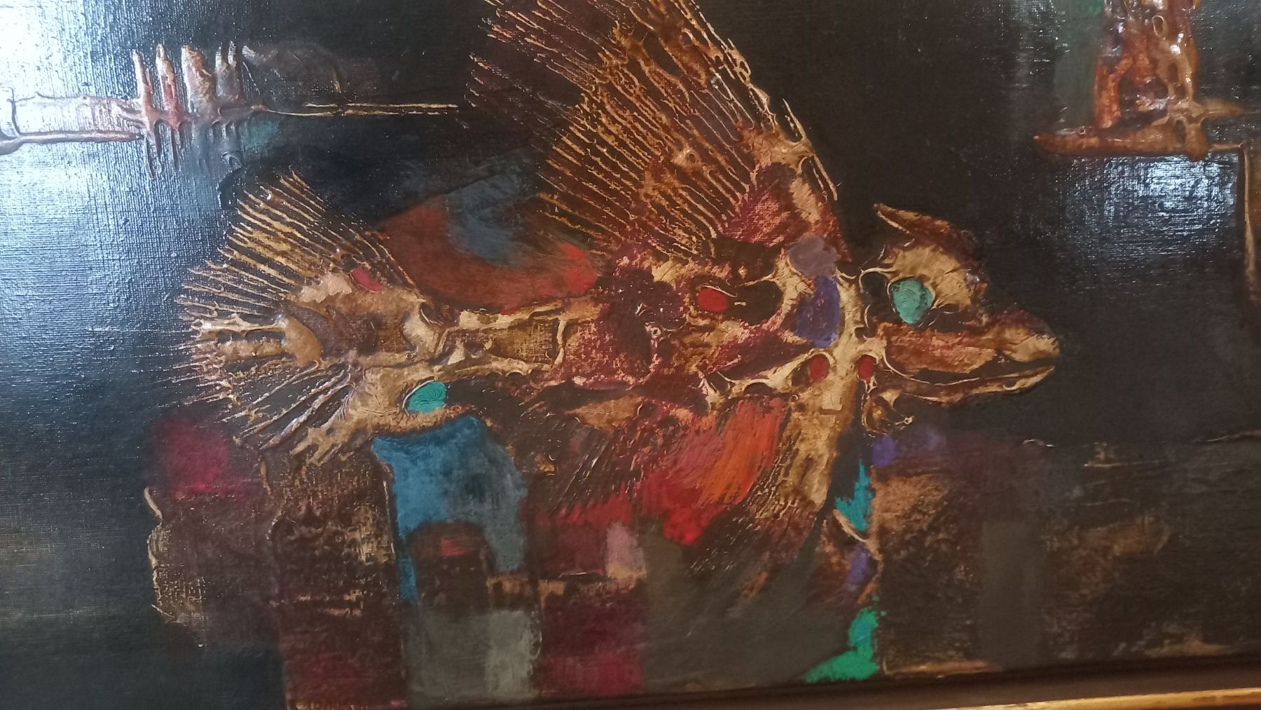 Foto & Immagini: Reliefartiges Ölbild von Paul Racle – Usato da Lostorf venduto da Kun01 1