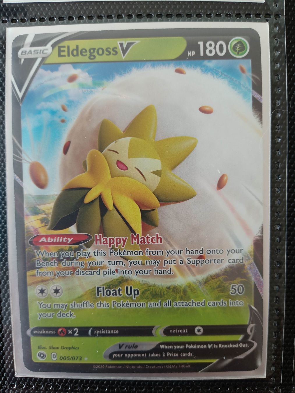 Pokémon Carte collezionabili: Eldegoss V - Pokemon Englisch – Usato da Altstätten SG venduto da GGsGameshop