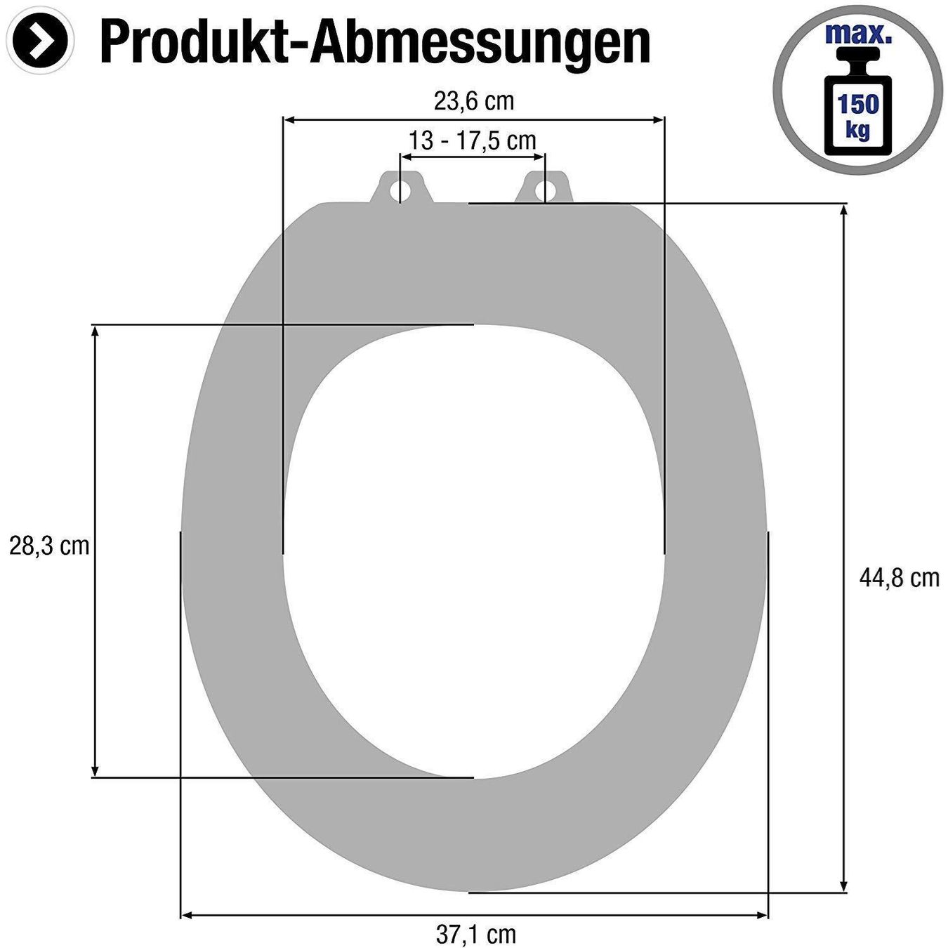 WC: WC-SITZ MIT ABSENKAUTOM-CORNAT 3D-BUHNEN – Nuovo e nell'imballaggio originale da Rupperswil venduto da big-one-sale 3