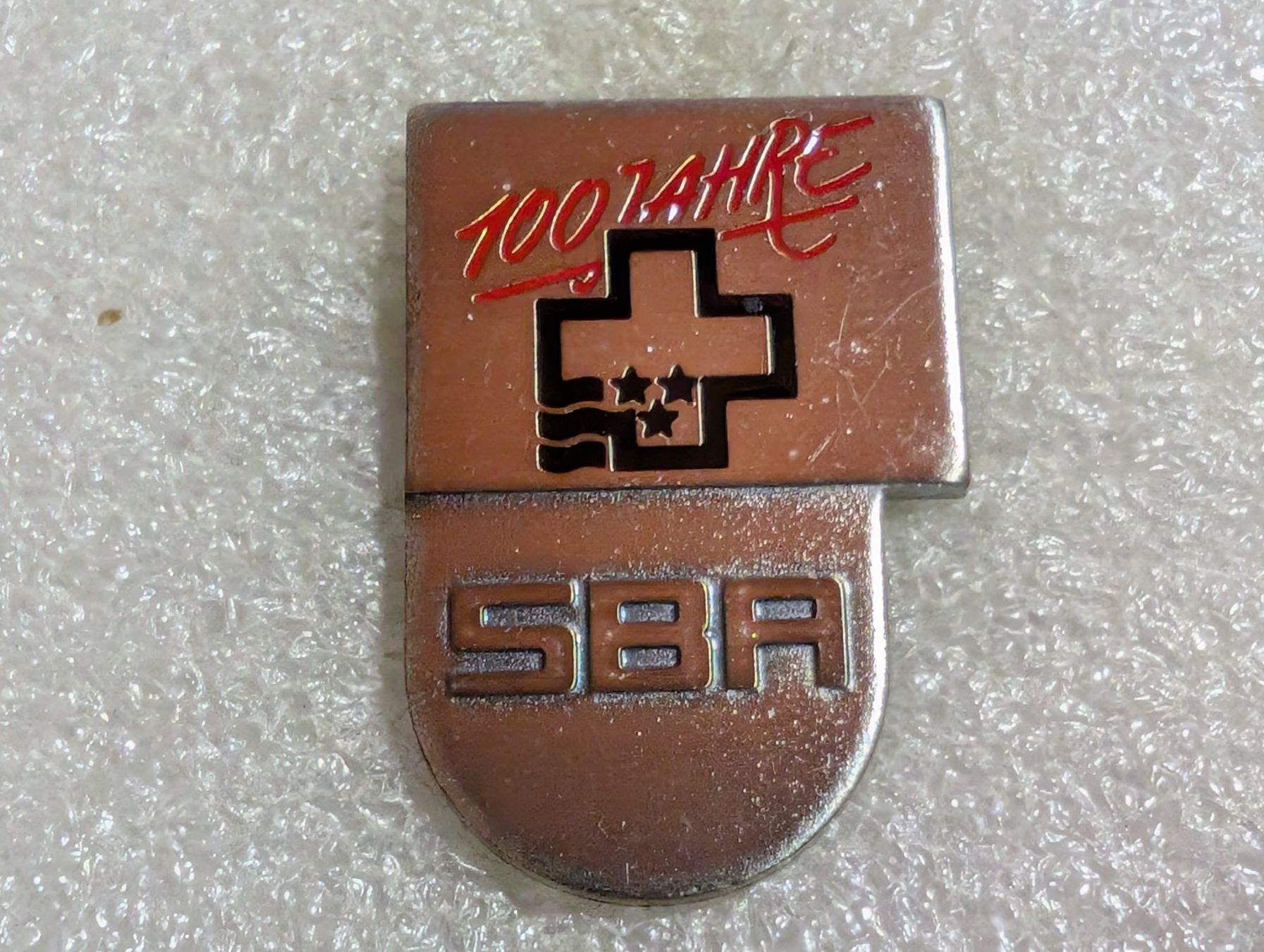 Placchette & Badge: Ansteckpin 216: SBA – Usato da Oppligen venduto da Pin-Fall-Shop