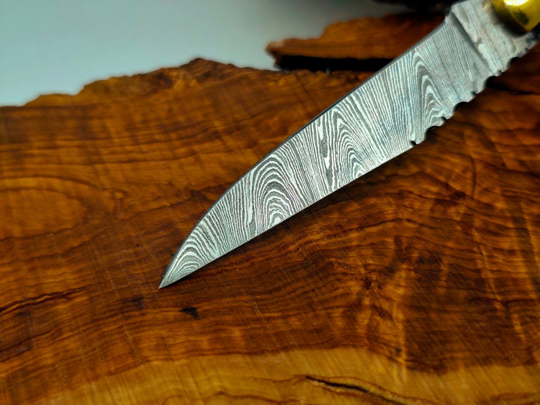 Accessori: Laguiole Damast Messer Klappmesser echtes Damastmesser – Nuovo e nell'imballaggio originale da Arlesheim venduto da Premius_1 2