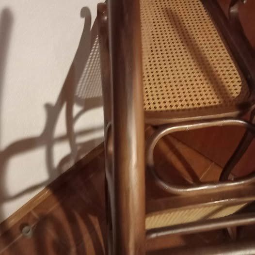 Thonet Sedie: Schaukelstuhl Vintage Thonet-Stil – Usato da Hochwald venduto da motowear-secondhand 3