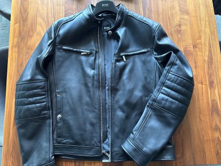 Lederjacke Hugo Boss