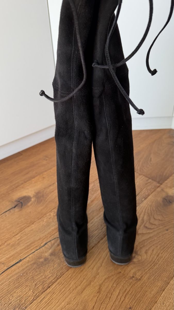 Stuart Weitzman Scarpe da donna: Stuart Weitzman Overknee Stiefel schwarz Grösse 39 – Nuovo (secondo la descrizione) da Küssnacht am Rigi venduto da hor_dpb7 1