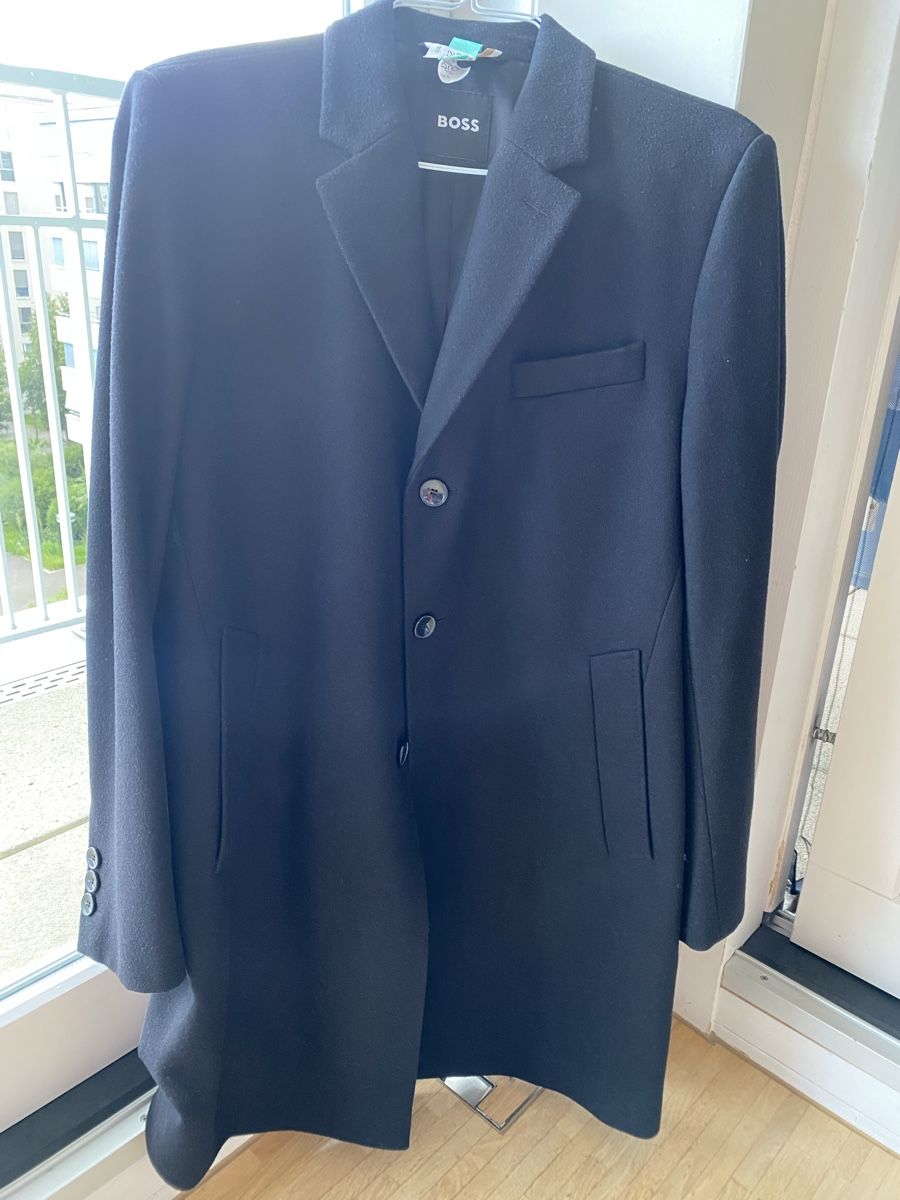 Cappotti: Boss Mantel Slim Fit Grösse 52  – Usato da Zürich venduto da dennisbooker2001