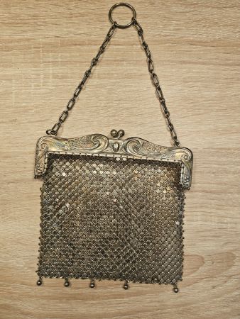 Abendtasche Silber 800
