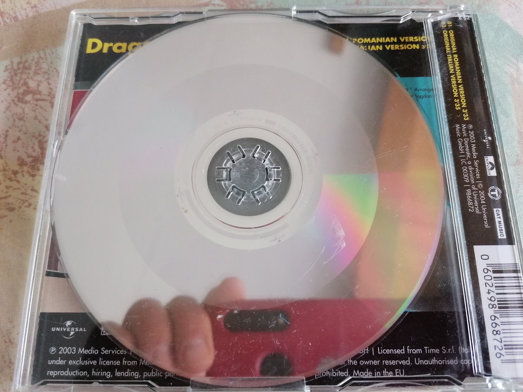 CD: O-ZONE - DRAGOSTEA DIN TEÏ (single CD) - 2003 – Nuovo (secondo la descrizione) da Ermenswil venduto da easyric 2