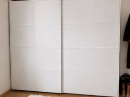 PAX Kleiderschrank mit Schiebetüren, Weiss, gut erhalten!
