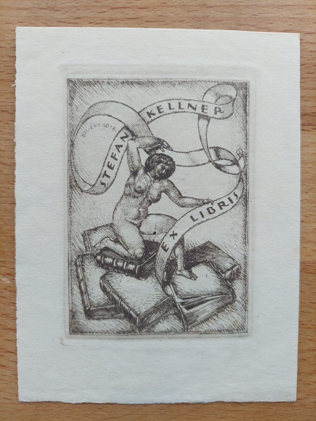 Gemälde: Exlibris Joszef Diveky - Original Radierung – Gebraucht aus Obfelden von Exlibris-Art